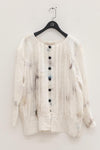 MUTEDANCE Crinkled Embroidered Shirt MD22SS69 Off-White